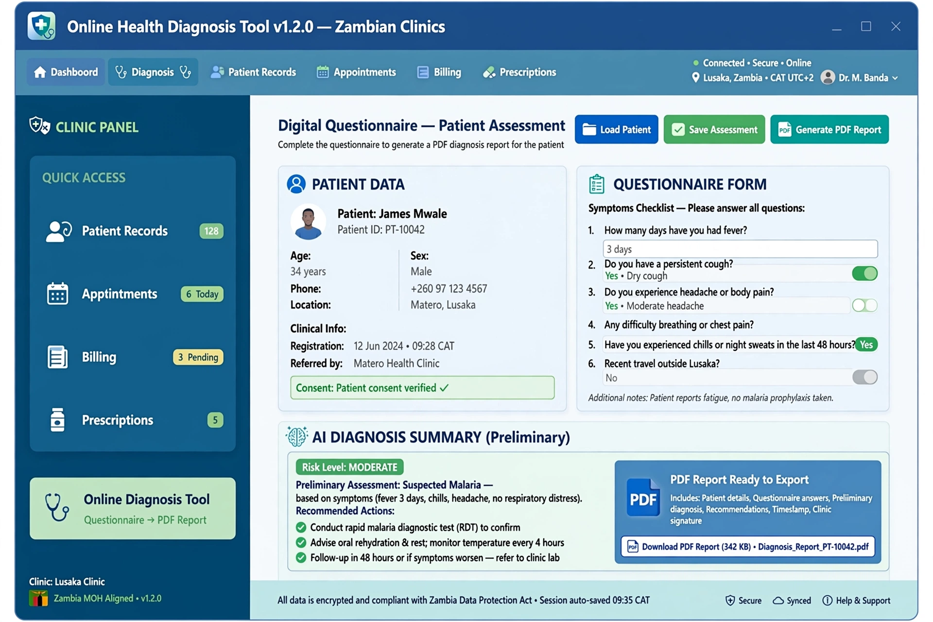 Health Diagnosis Tool